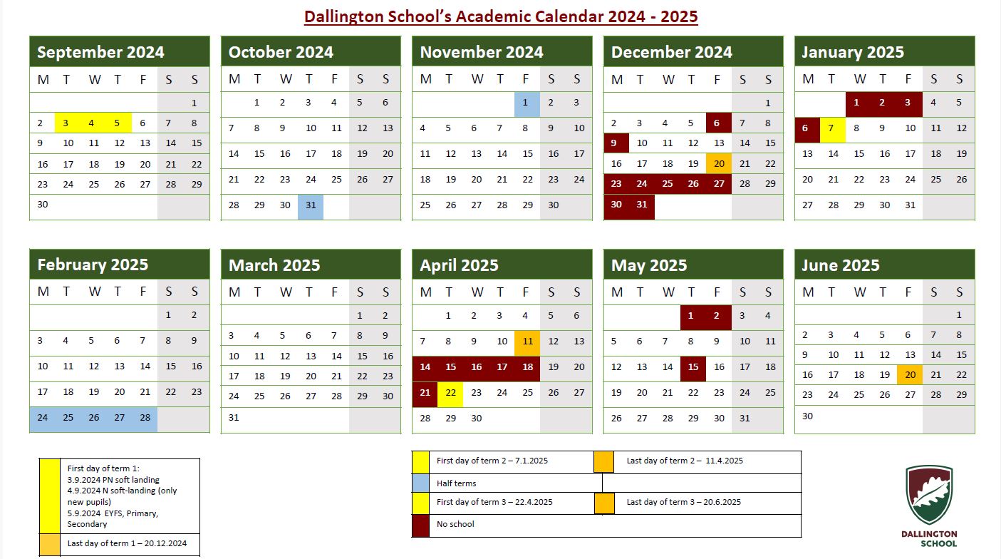 Calendario académico británico 5